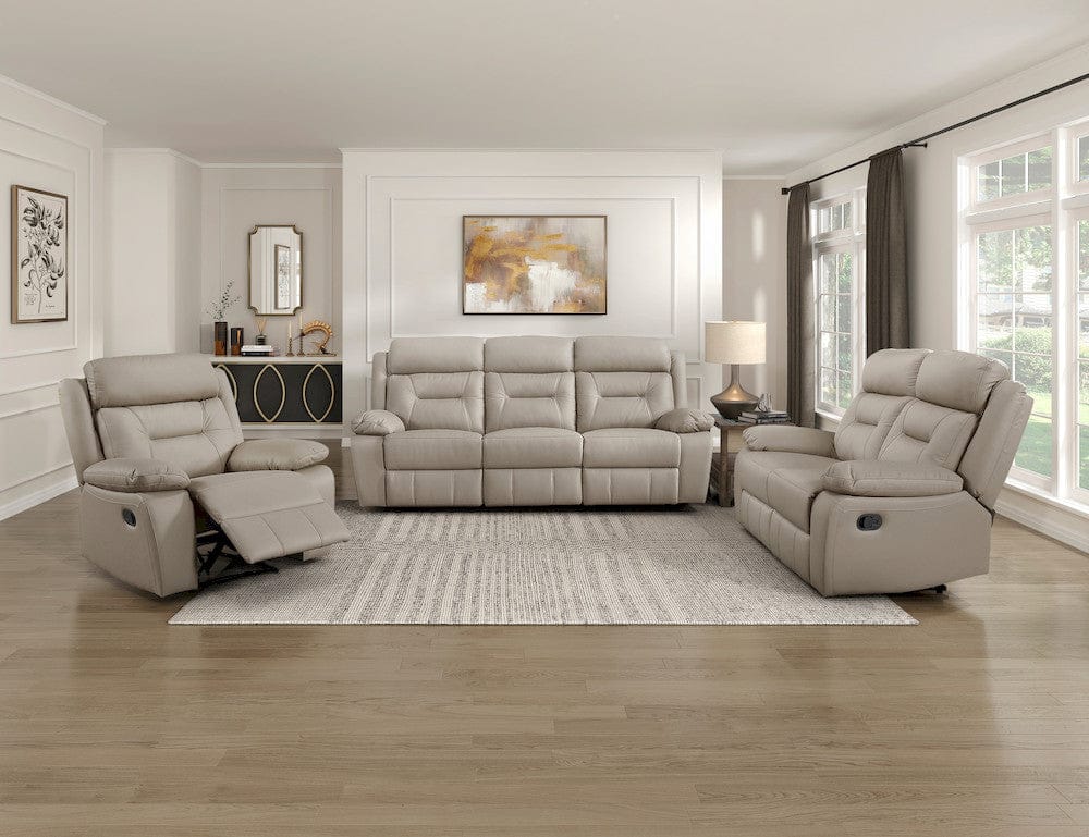 Homelegance  - Laconia Reclining Chair in Latte - 9629LTE-1  view 4