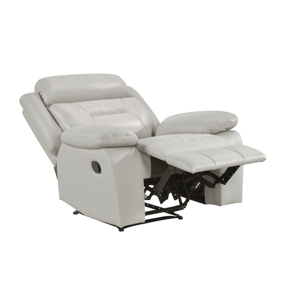 Homelegance  - Laconia Reclining Chair in Silver - 9629SVE-1  view 5