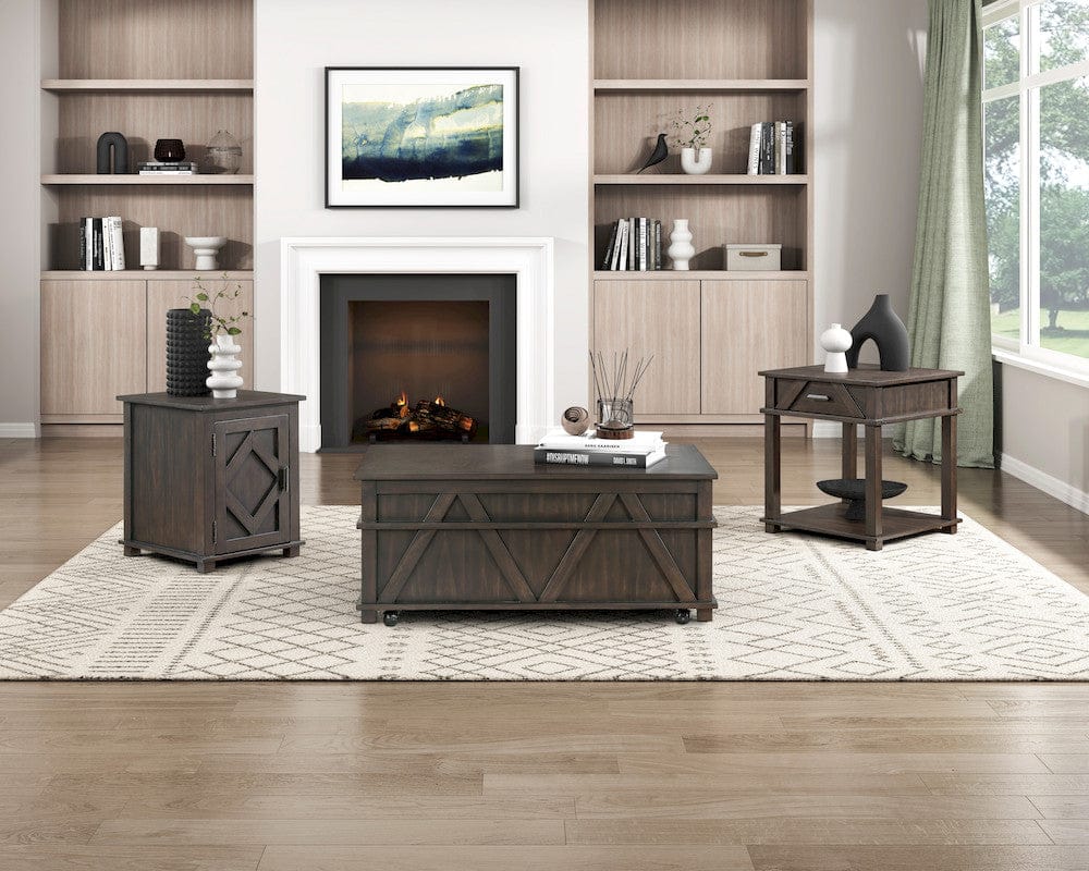 Homelegance  - Lakeside Lift Top Cocktail Table - 3553-30  view 2