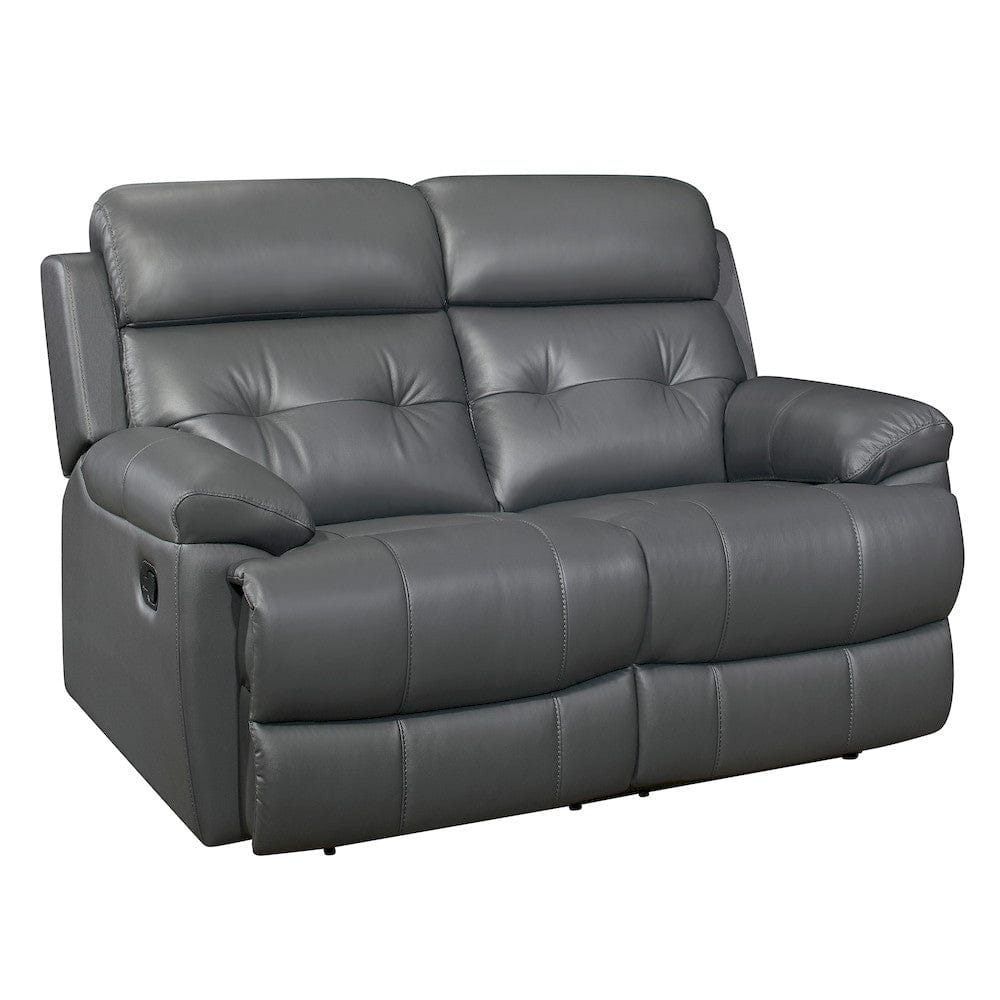 Homelegance  - Lambent Double Reclining Love Seat in Dark gray - 9529DGY-2  view 3