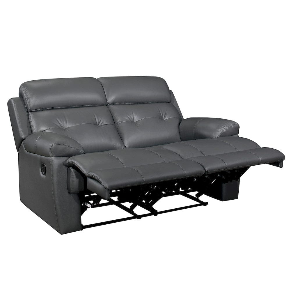 Homelegance  - Lambent Double Reclining Love Seat in Dark gray - 9529DGY-2  view 4