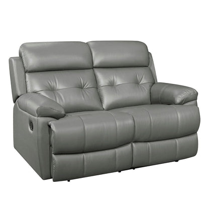 Homelegance  - Lambent Double Reclining Love Seat in Gray - 9529GRY-2  view 1