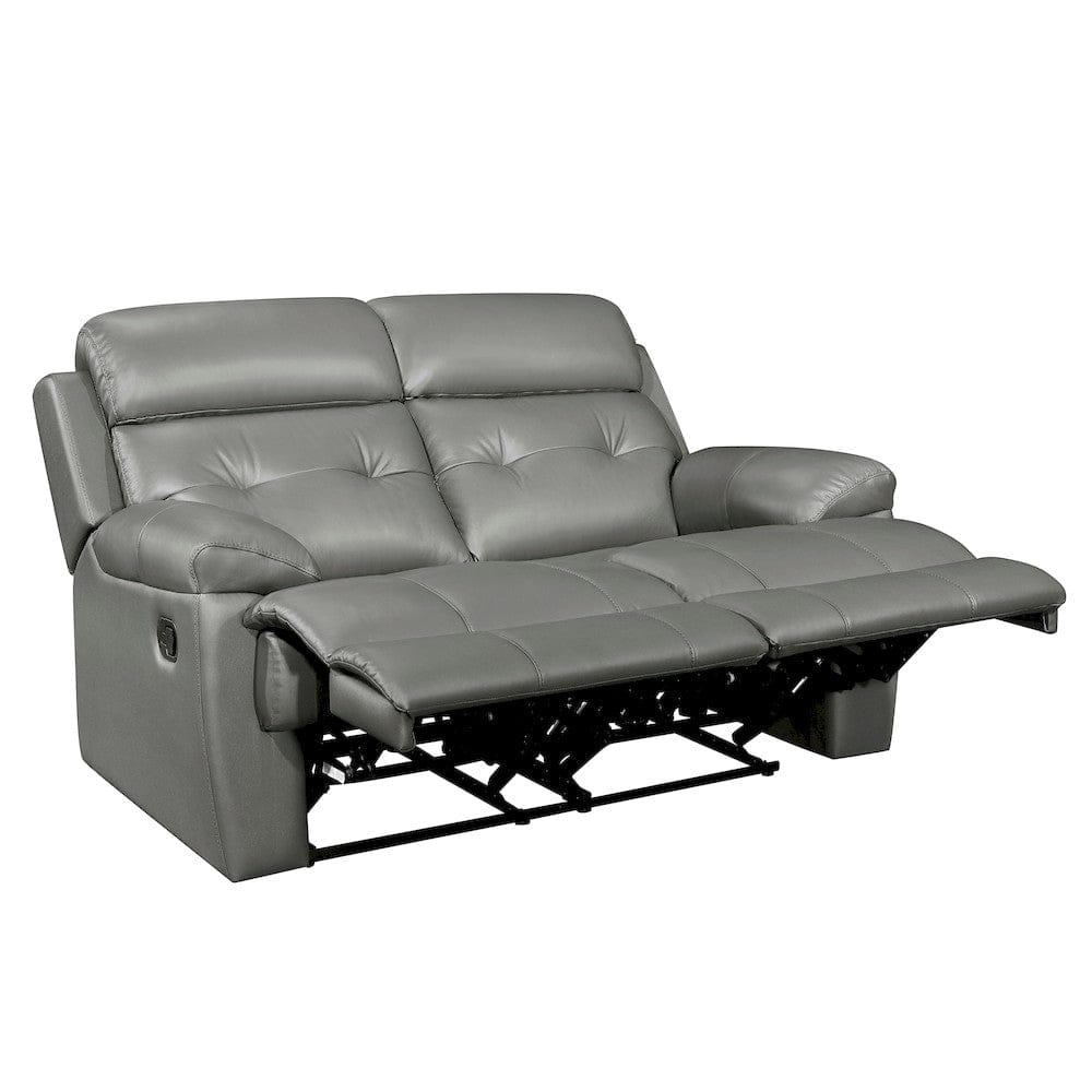Homelegance  - Lambent Double Reclining Love Seat in Gray - 9529GRY-2  view 3