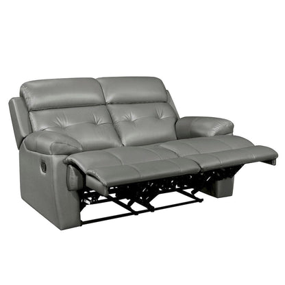 Homelegance  - Lambent Double Reclining Love Seat in Gray - 9529GRY-2  view 3