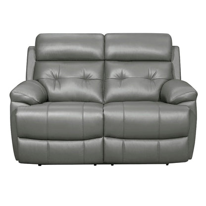 Homelegance  - Lambent Double Reclining Love Seat in Gray - 9529GRY-2  view 7