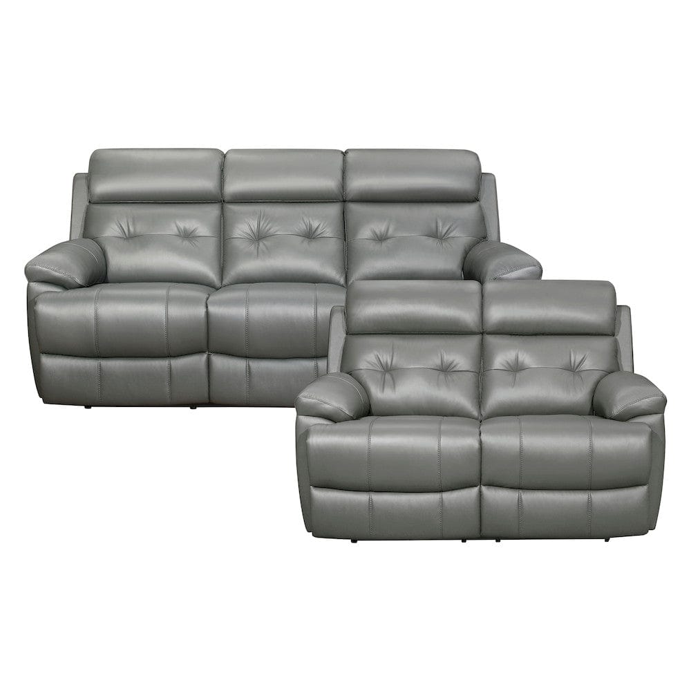 Homelegance  - Lambent Double Reclining Love Seat in Gray - 9529GRY-2  view 8