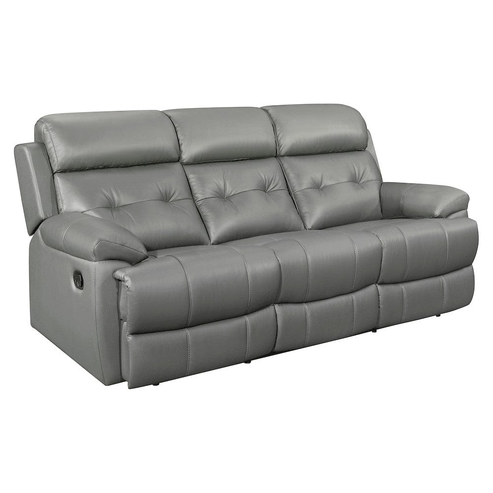 Homelegance  - Lambent Double Reclining Sofa in Gray - 9529GRY-3  view 1
