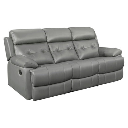 Homelegance  - Lambent Double Reclining Sofa in Gray - 9529GRY-3  view 1