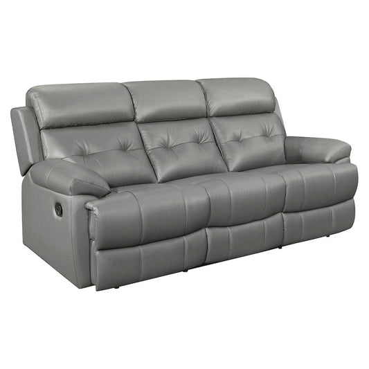 Homelegance  - Lambent Double Reclining Sofa in Gray - 9529GRY-3  view 1