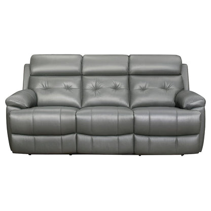 Homelegance  - Lambent Double Reclining Sofa in Gray - 9529GRY-3  view 3