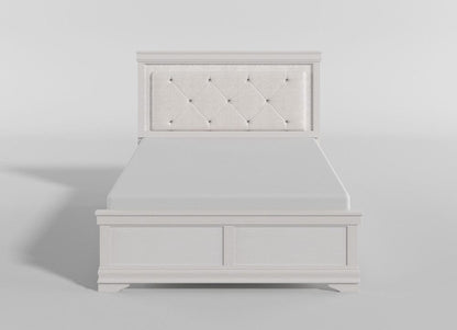 Homelegance  - Lana California King Bed W/ LED Lighting in White - 1556WK-1CKx  view 6
