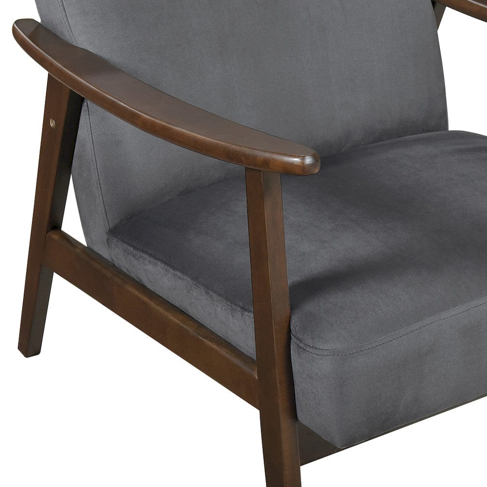 Homelegance  - Landers Accent Chair in Dark gray - 1230DG-1  view 2
