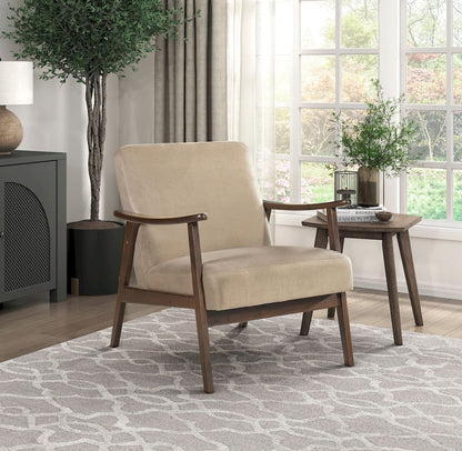 Homelegance  - Landers Accent Chair in Light brown - 1230BR-1  view 4
