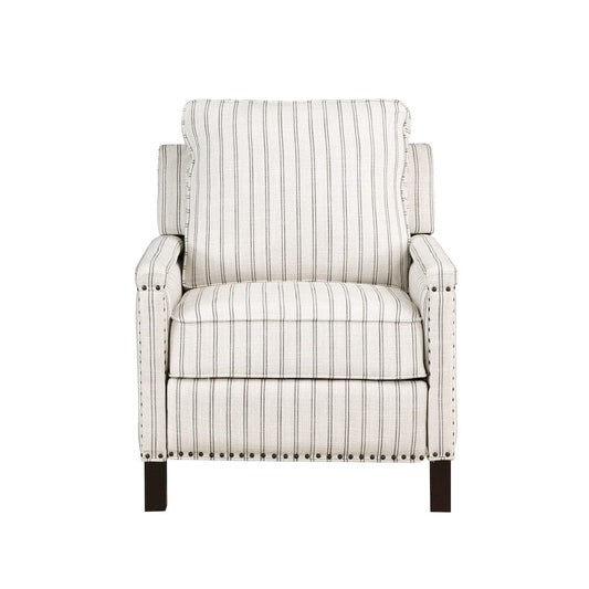 Homelegance  - Landrum Push Back Reclining Chair in beige & gray - 9257-1  view 1