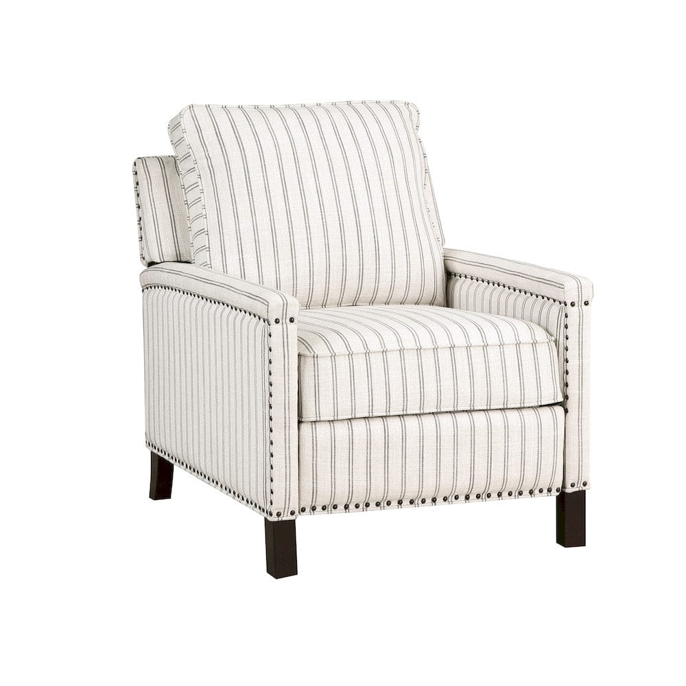 Homelegance  - Landrum Push Back Reclining Chair in beige & gray - 9257-1  view 2