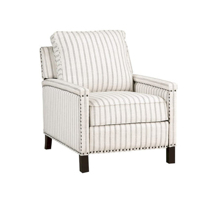Homelegance  - Landrum Push Back Reclining Chair in beige & gray - 9257-1  view 2