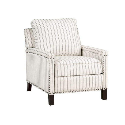 Homelegance  - Landrum Push Back Reclining Chair in beige & gray - 9257-1  view 2