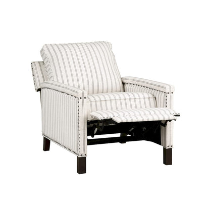 Homelegance  - Landrum Push Back Reclining Chair in beige & gray - 9257-1  view 5