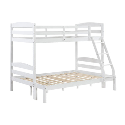 Homelegance  - Lani Twin/Full Bunk Bed - B2022WHTF-1  view 2
