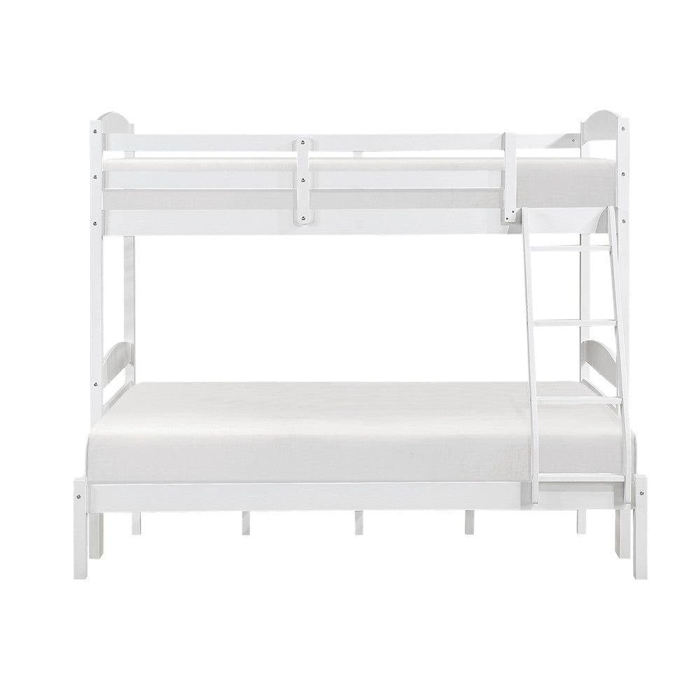 Homelegance  - Lani Twin/Full Bunk Bed - B2022WHTF-1  view 3