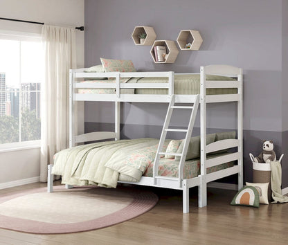 Homelegance  - Lani Twin/Full Bunk Bed - B2022WHTF-1  view 5