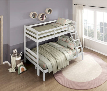 Homelegance  - Lani Twin/Full Bunk Bed - B2022WHTF-1  view 7