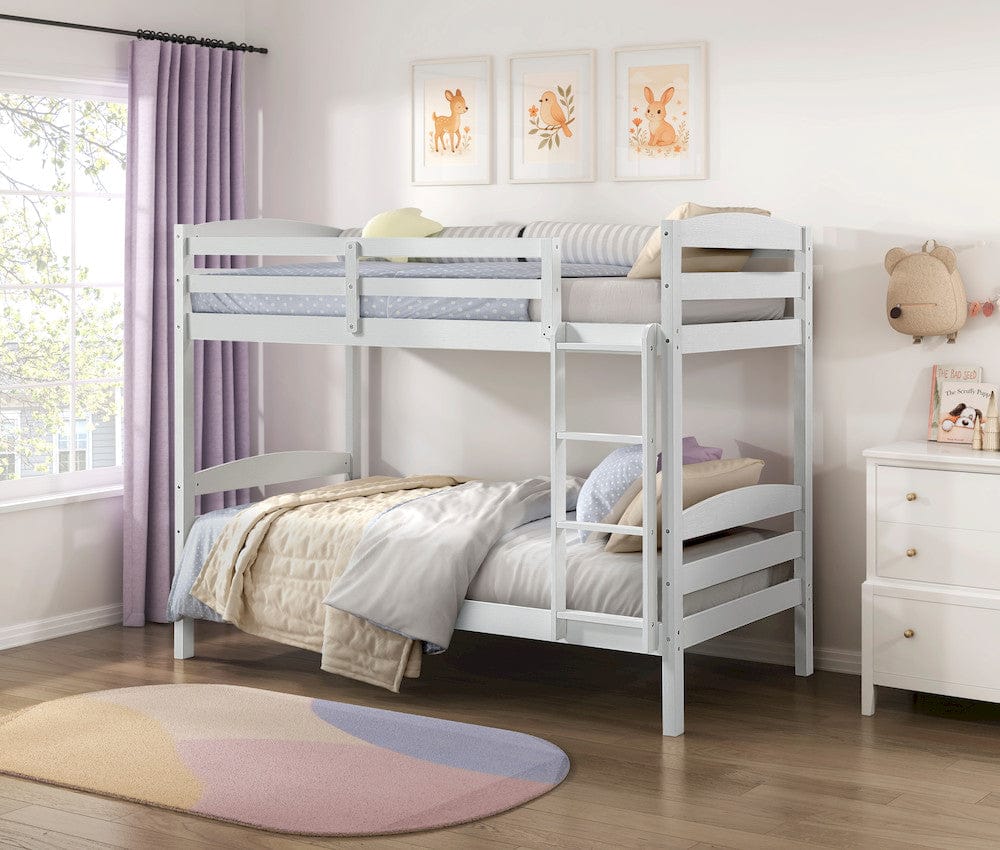 Homelegance  - Lani Twin/Twin Bunk Bed - B2022WH-1  view 3