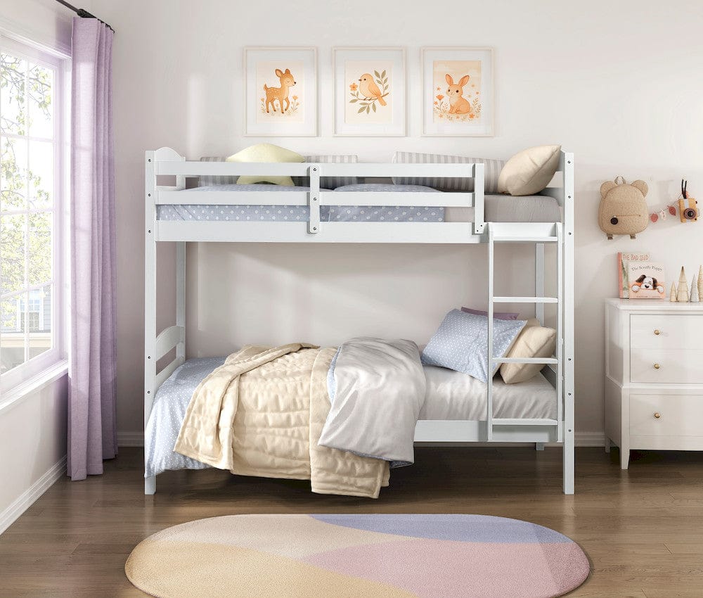 Homelegance  - Lani Twin/Twin Bunk Bed - B2022WH-1  view 6
