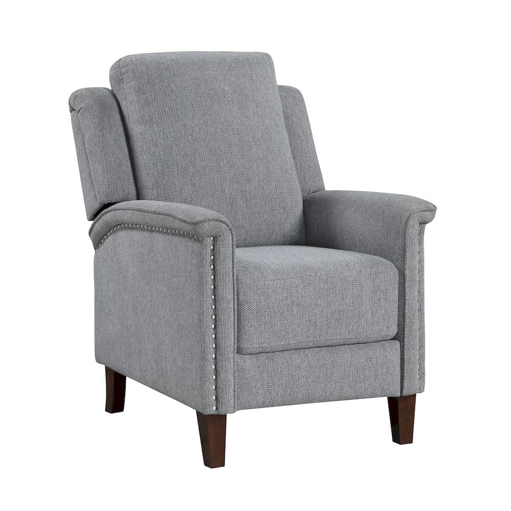 Homelegance  - Lansing Push Back Reclining Chair in Gray - 9657GY-1PB  view 1