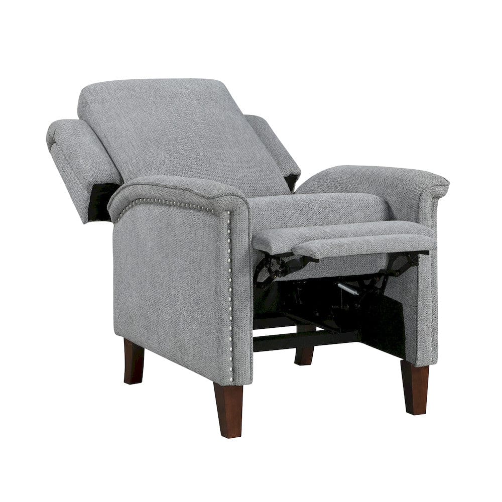 Homelegance  - Lansing Push Back Reclining Chair in Gray - 9657GY-1PB  view 3