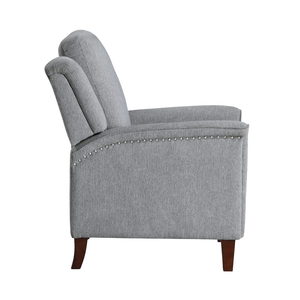 Homelegance  - Lansing Push Back Reclining Chair in Gray - 9657GY-1PB  view 10
