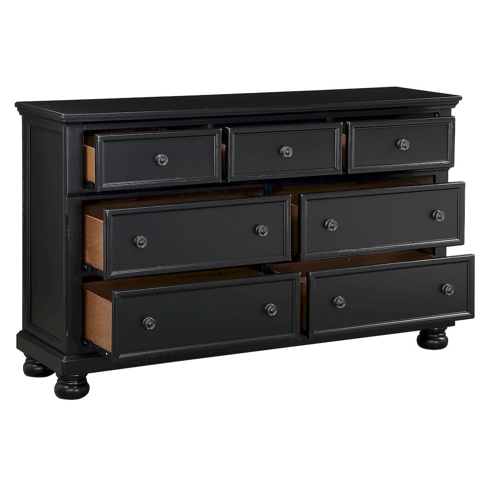Homelegance  - Laurelin Dresser, Hidden Drawer - 1714BK-5  view 2