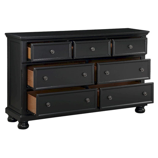 Homelegance  - Laurelin Dresser, Hidden Drawer - 1714BK-5  view 2