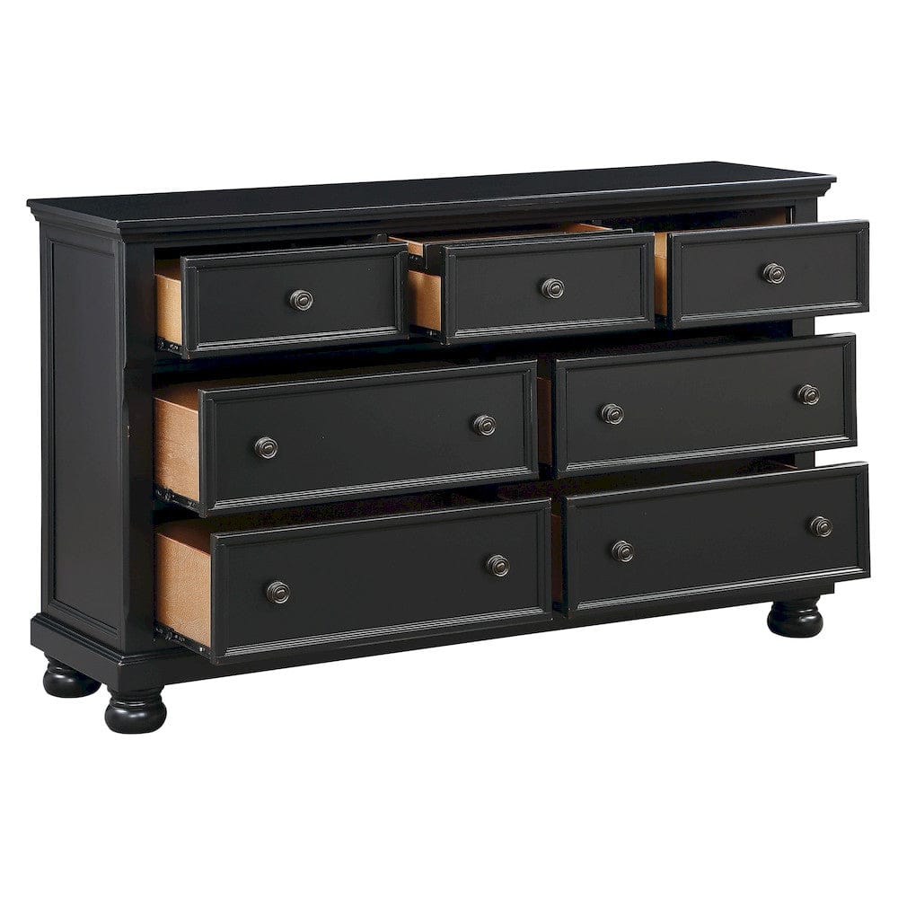 Homelegance  - Laurelin Dresser, Hidden Drawer - 1714BK-5  view 5