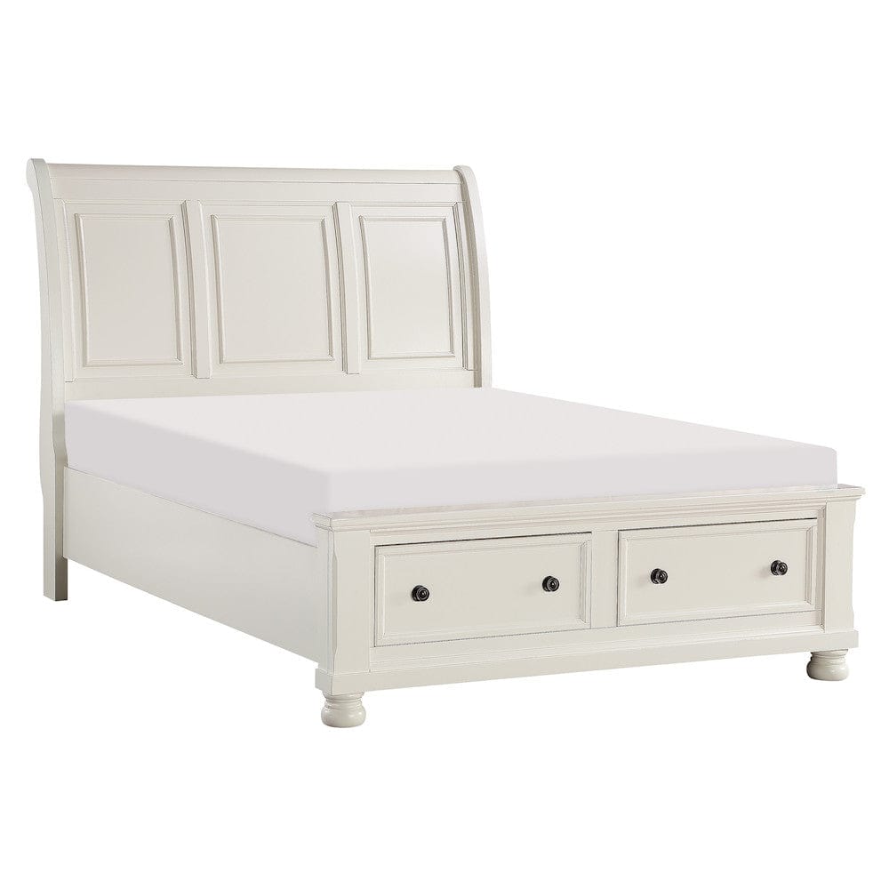 Homelegance  - Laurelin Eastern King Sleigh Platform Bed W/ Footboard Storage - 1714KW-1EKx  view 2