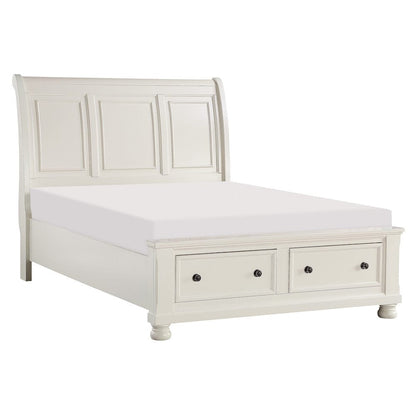 Homelegance  - Laurelin Queen Sleigh Platform Bed W/ Footboard Storage - 1714W-1x  view 5