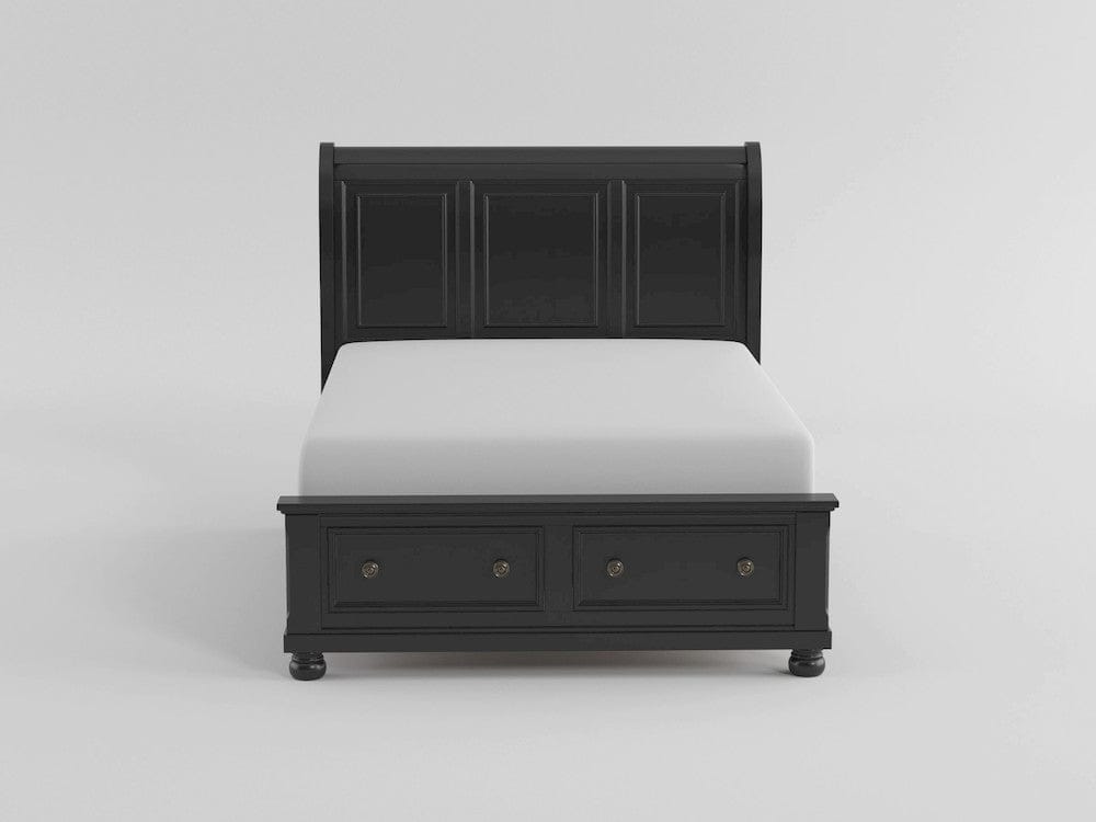 Homelegance  - Laurelin Queen Sleigh Platform Bed W/ Footboard Storage - 1714W-1x  view 6