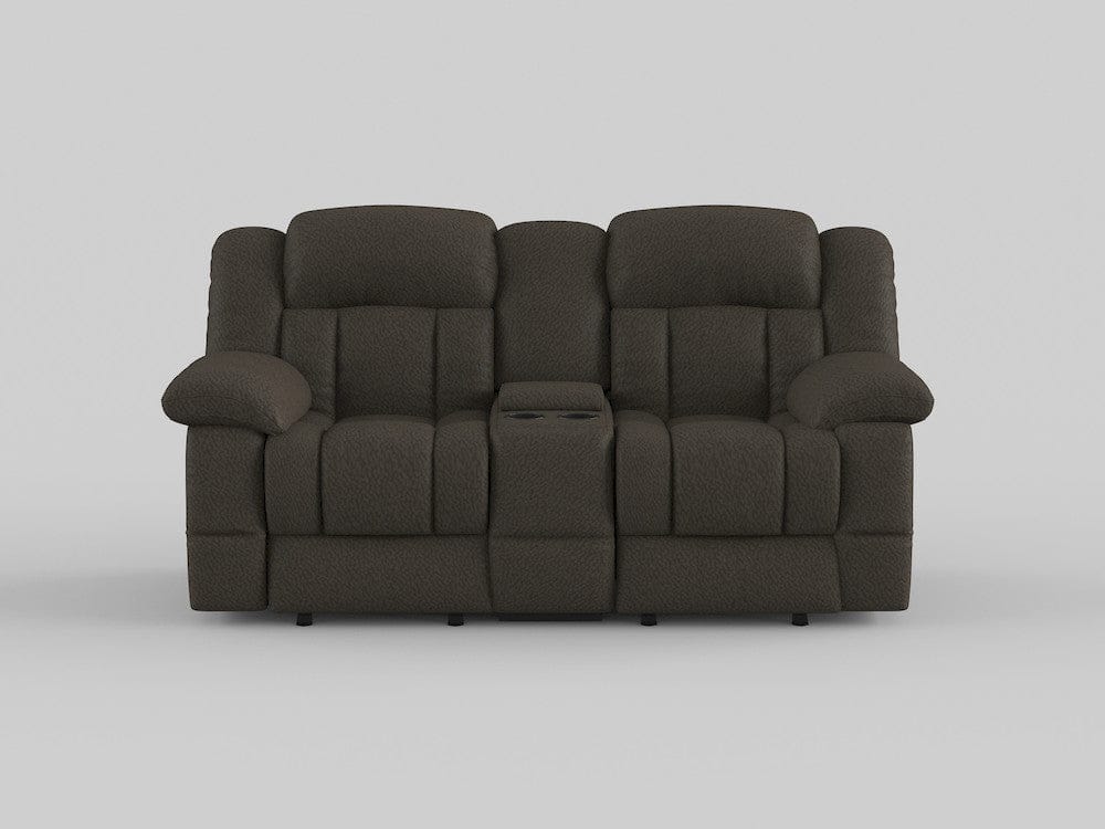 Homelegance  - Laurelton Double Glider Reclining Love Seat W/ Center Console in chocolate - 9636-2  view 10
