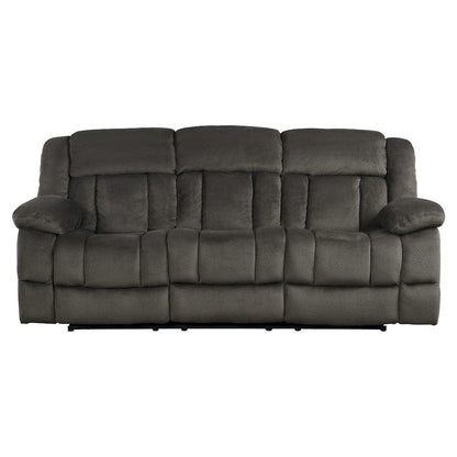 Homelegance  - Laurelton Double Reclining Sofa in chocolate - 9636-3  view 1