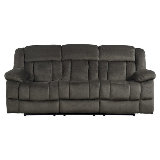 Homelegance  - Laurelton Double Reclining Sofa in chocolate - 9636-3  view 1