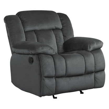 Homelegance  - Laurelton Glider Reclining Chair in Charcoal - 9636CC-1  view 1