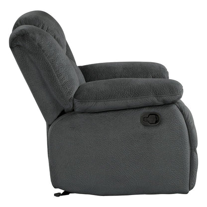 Homelegance  - Laurelton Glider Reclining Chair in Charcoal - 9636CC-1  view 4