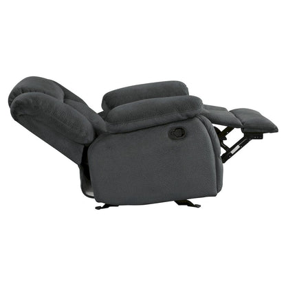 Homelegance  - Laurelton Glider Reclining Chair in Charcoal - 9636CC-1  view 6