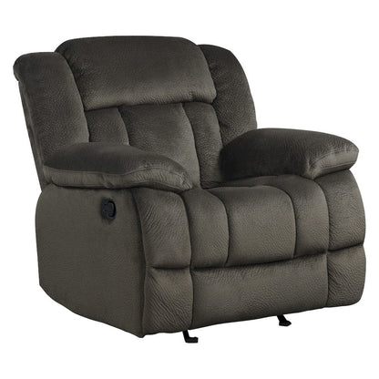 Homelegance  - Laurelton Glider Reclining Chair in chocolate - 9636-1  view 1