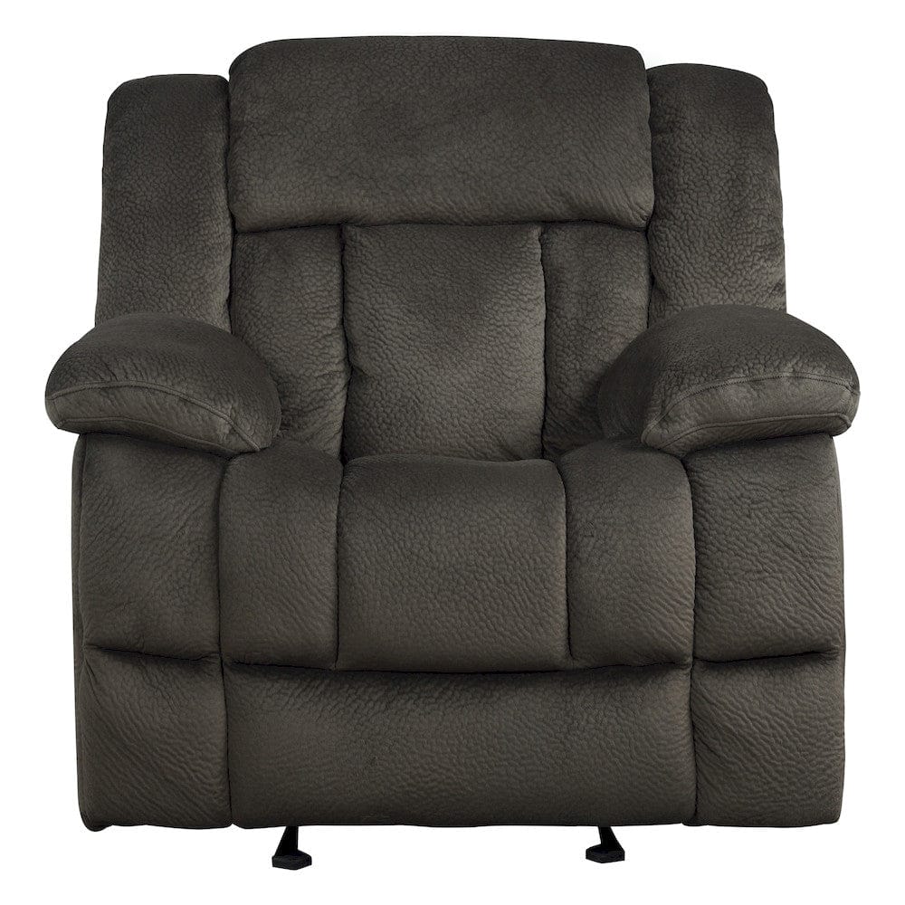 Homelegance  - Laurelton Glider Reclining Chair in chocolate - 9636-1  view 3