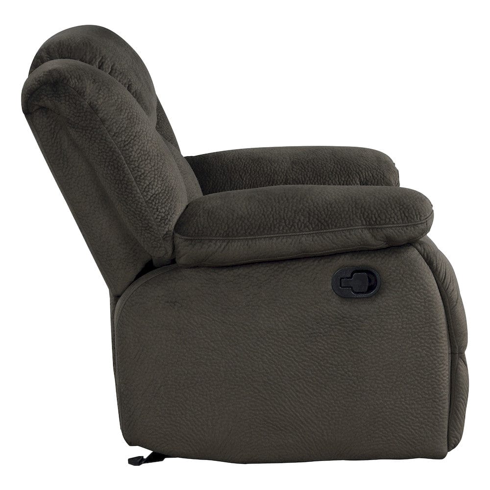 Homelegance  - Laurelton Glider Reclining Chair in chocolate - 9636-1  view 4