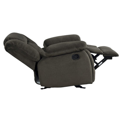 Homelegance  - Laurelton Glider Reclining Chair in chocolate - 9636-1  view 7