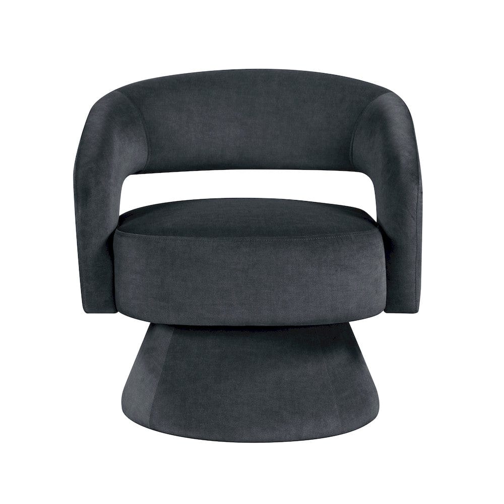 Homelegance  - Lavon Swivel Chair in Dark gray - 1003DGY-1  view 1