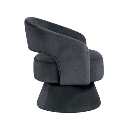 Homelegance  - Lavon Swivel Chair in Dark gray - 1003DGY-1  view 3