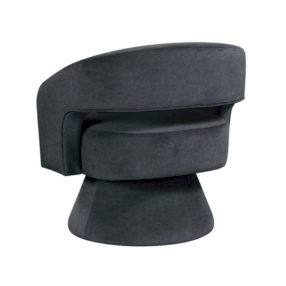 Homelegance  - Lavon Swivel Chair in Dark gray - 1003DGY-1  view 4